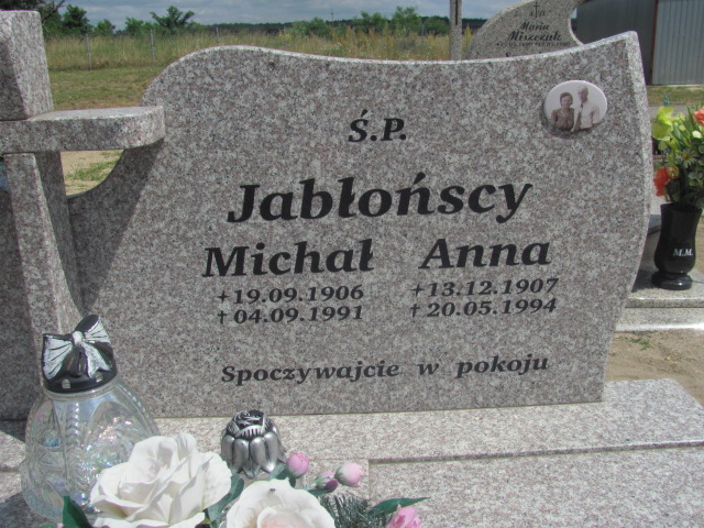 Grób Michał Jabłoński
