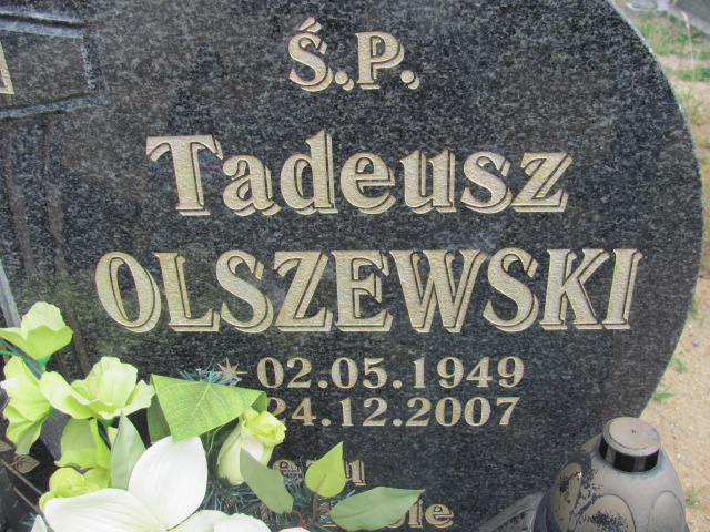 Tadeusz Olszewski 1949 Dąbie Pław - Grobonet - Wyszukiwarka osób pochowanych