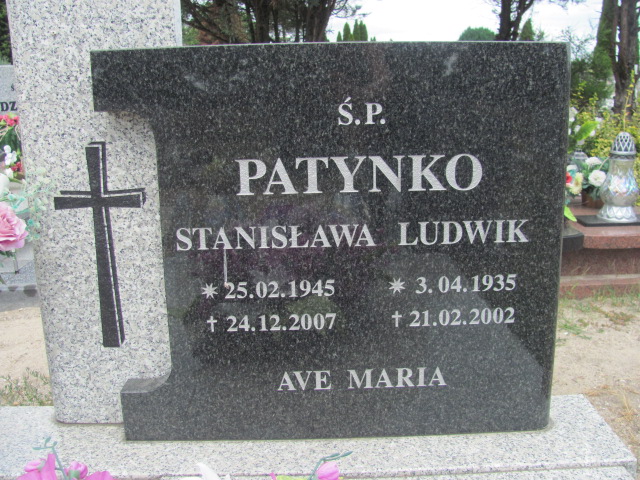Stanisława Patynko 1945 Dąbie Pław - Grobonet - Wyszukiwarka osób pochowanych