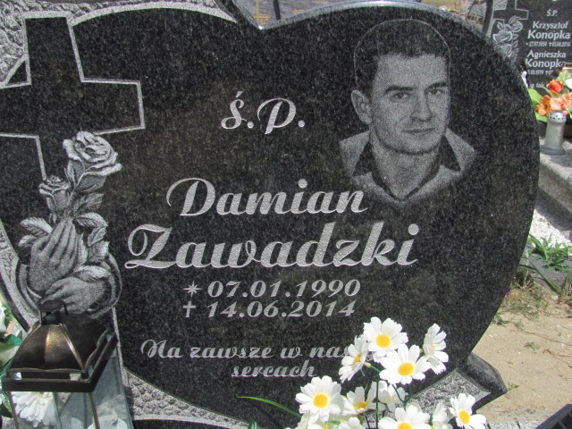 Damian Zawadzki 1990 Dąbie Pław - Grobonet - Wyszukiwarka osób pochowanych